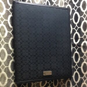 Coach Signature Vintage Portfolio Folder Case EUC